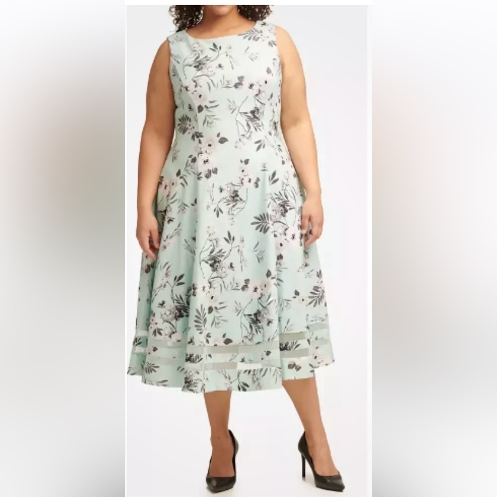NWT Calvin Klein Hem Princess Dress 14